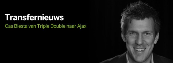 Cas Biesta maakt transfer van Triple Double naar Ajax