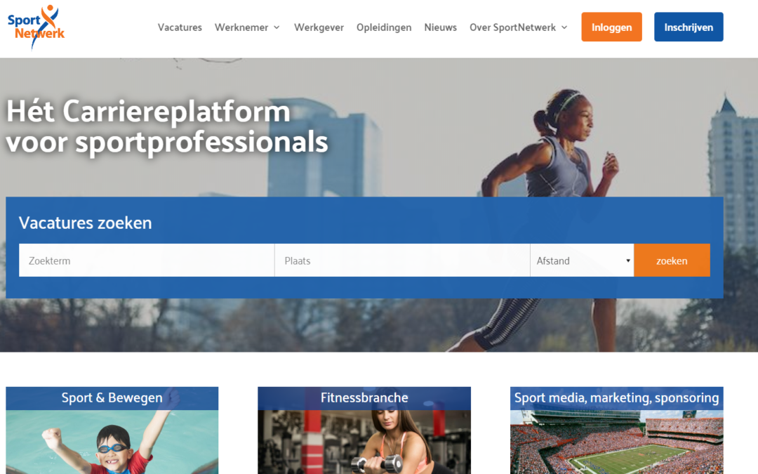 SportNetwerk lanceert nieuwe website